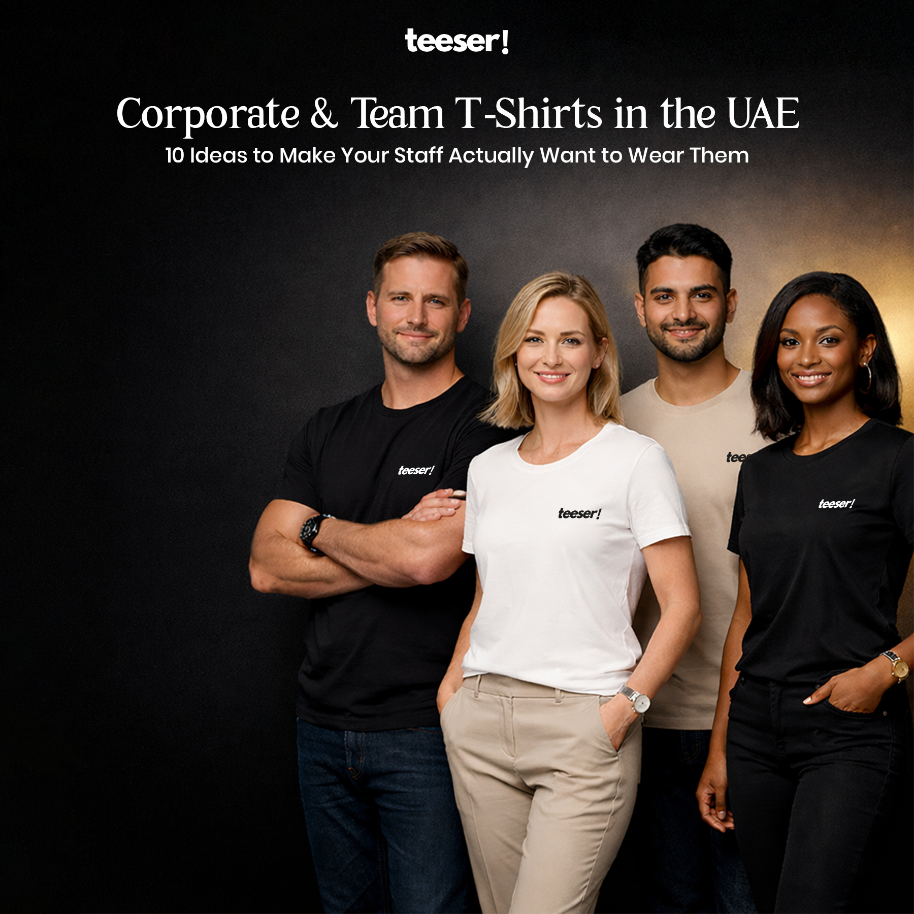 Corporate T Shirt Printing UAE 10 Ideas for Better Team T Shirts