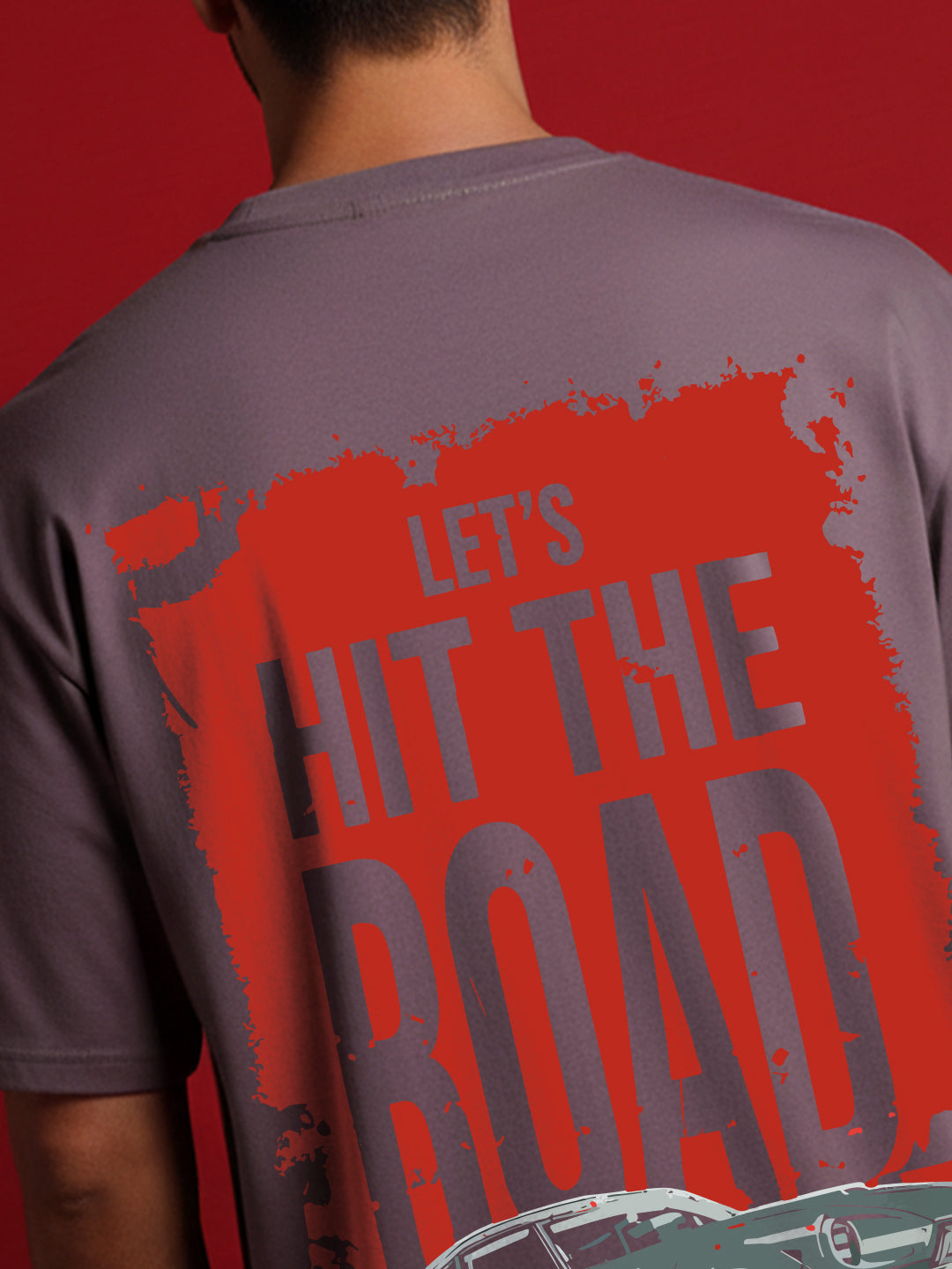 Let's Hit The Road Oversized Fit T-Shirt