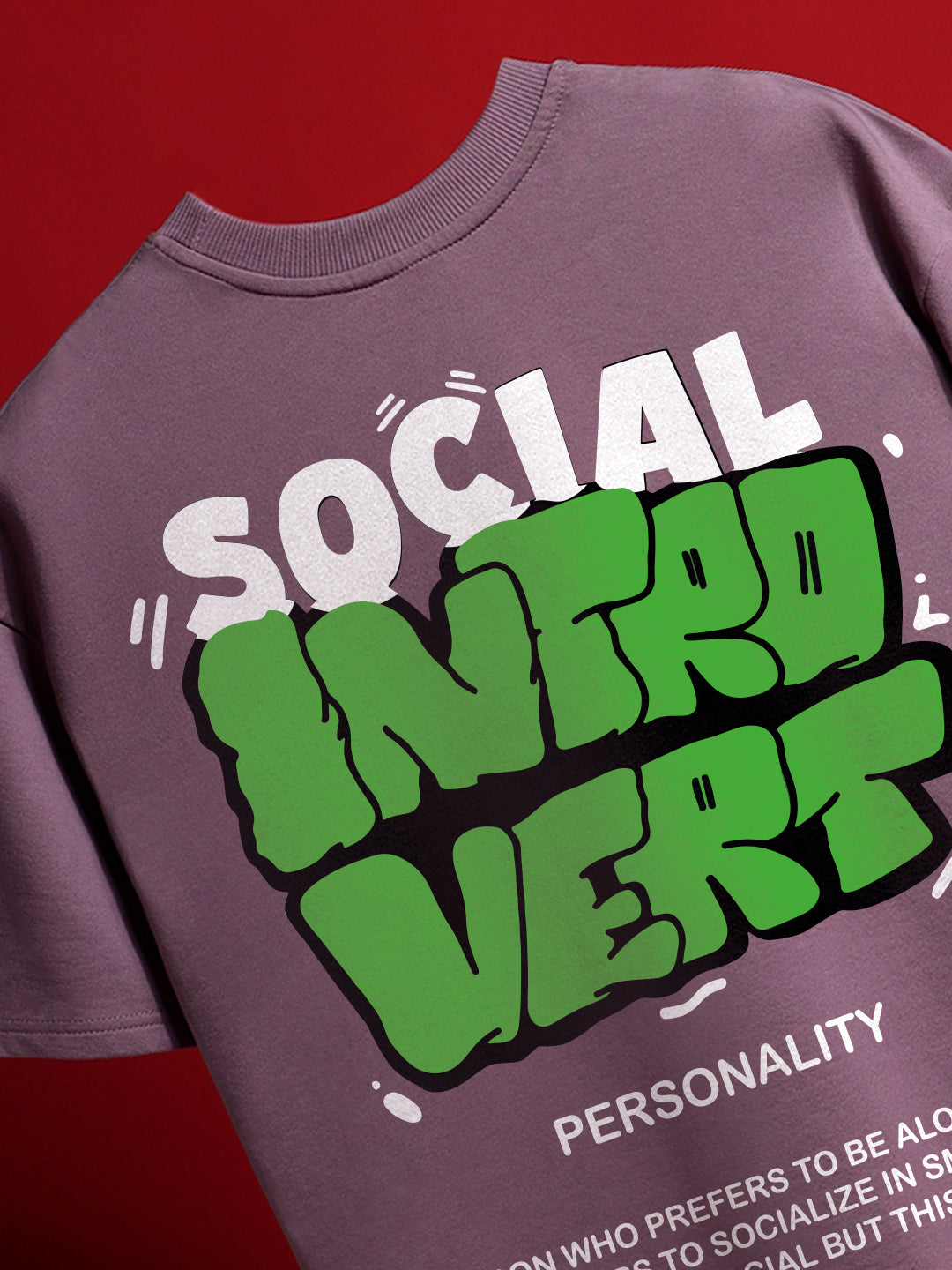 Introvert Oversized Fit T-Shirt
