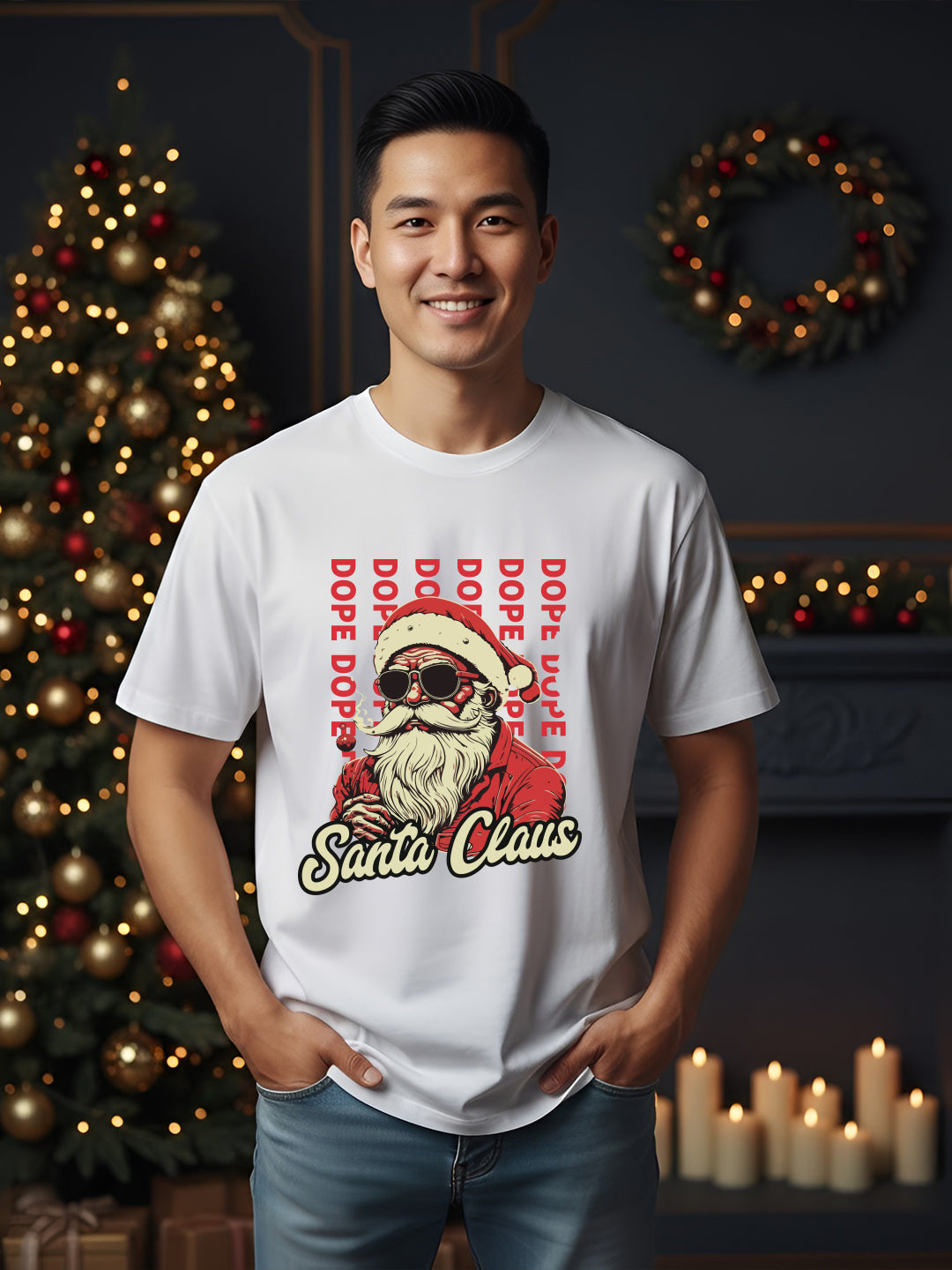 Santa Claus Regular T-Shirt For Men