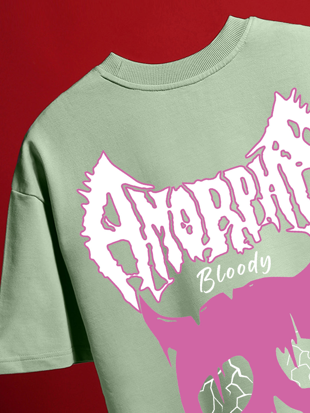 A Bloody Oversized T-Shirt