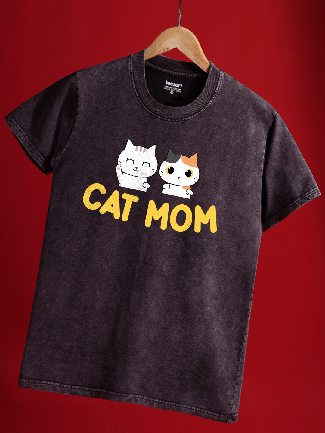 Cat Mom Regular Fit T-Shirt
