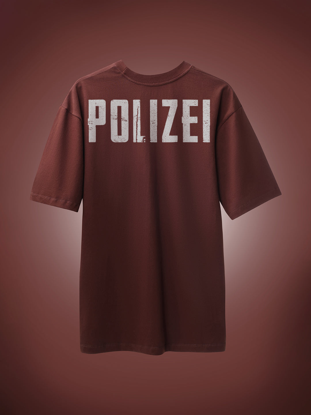 Polizei Oversized Fit T-Shirt