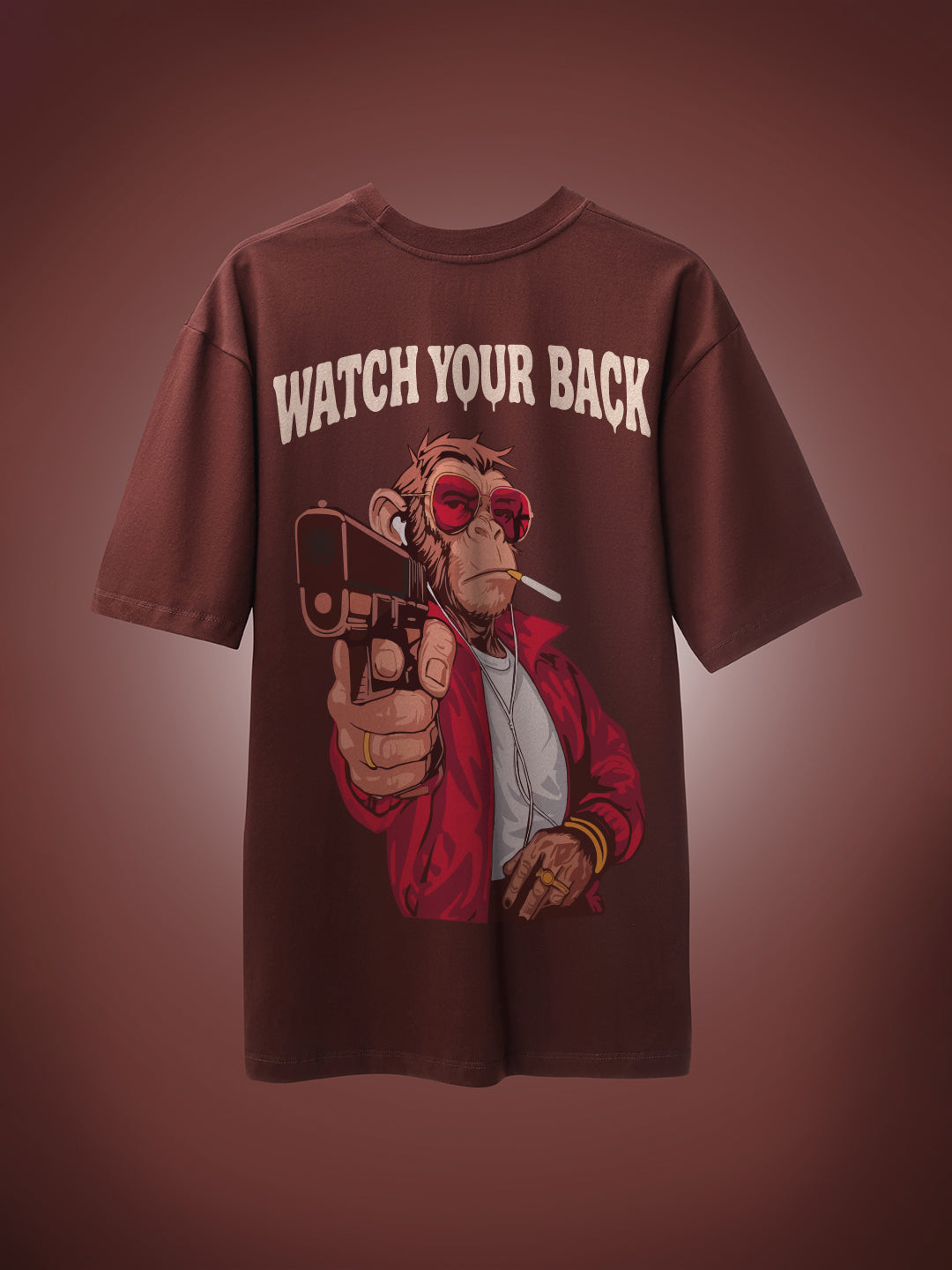 Watch Your Back Oversized Fit T-Shirt