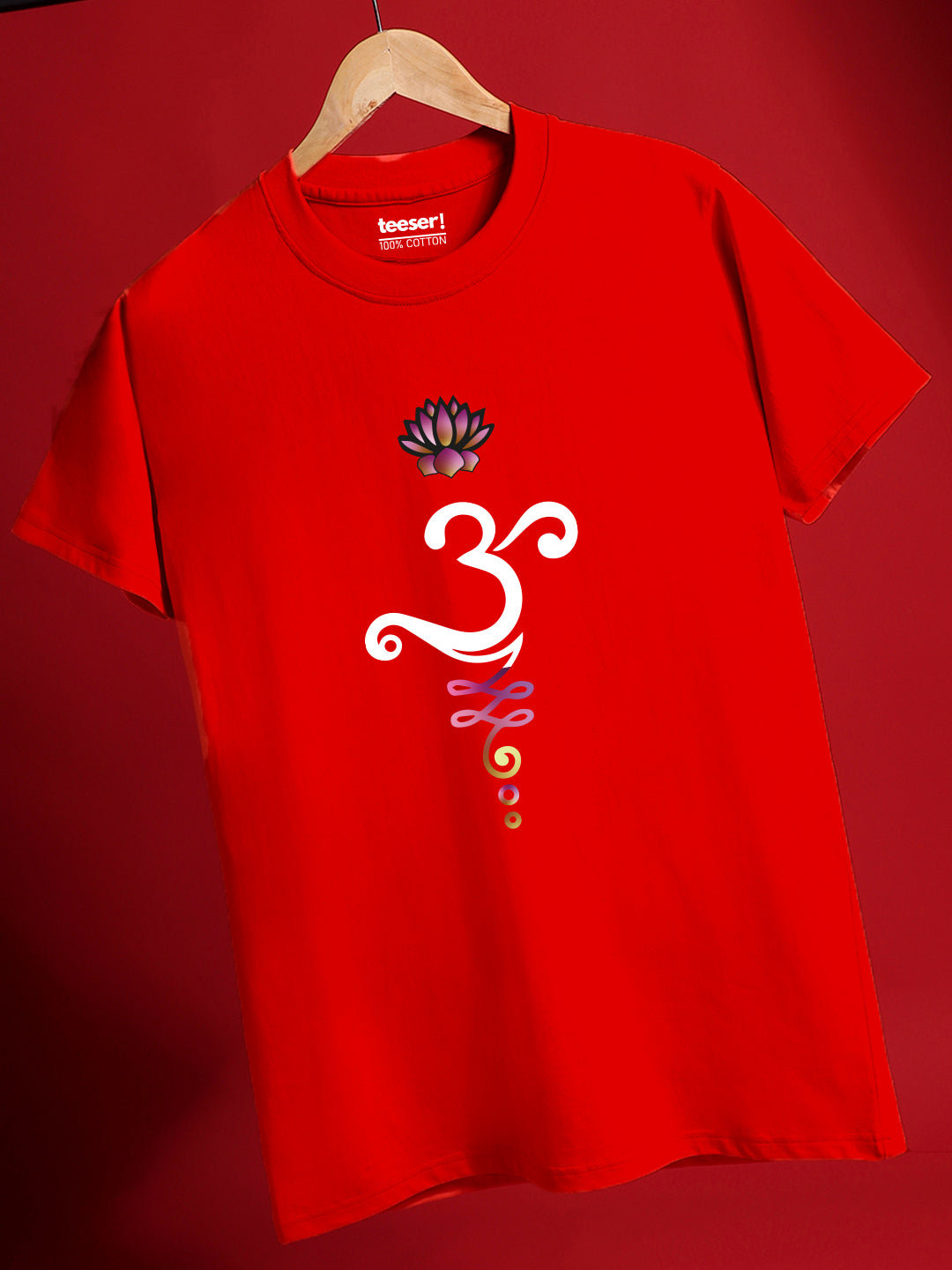 Om Lotus Regular Fit T-Shirt