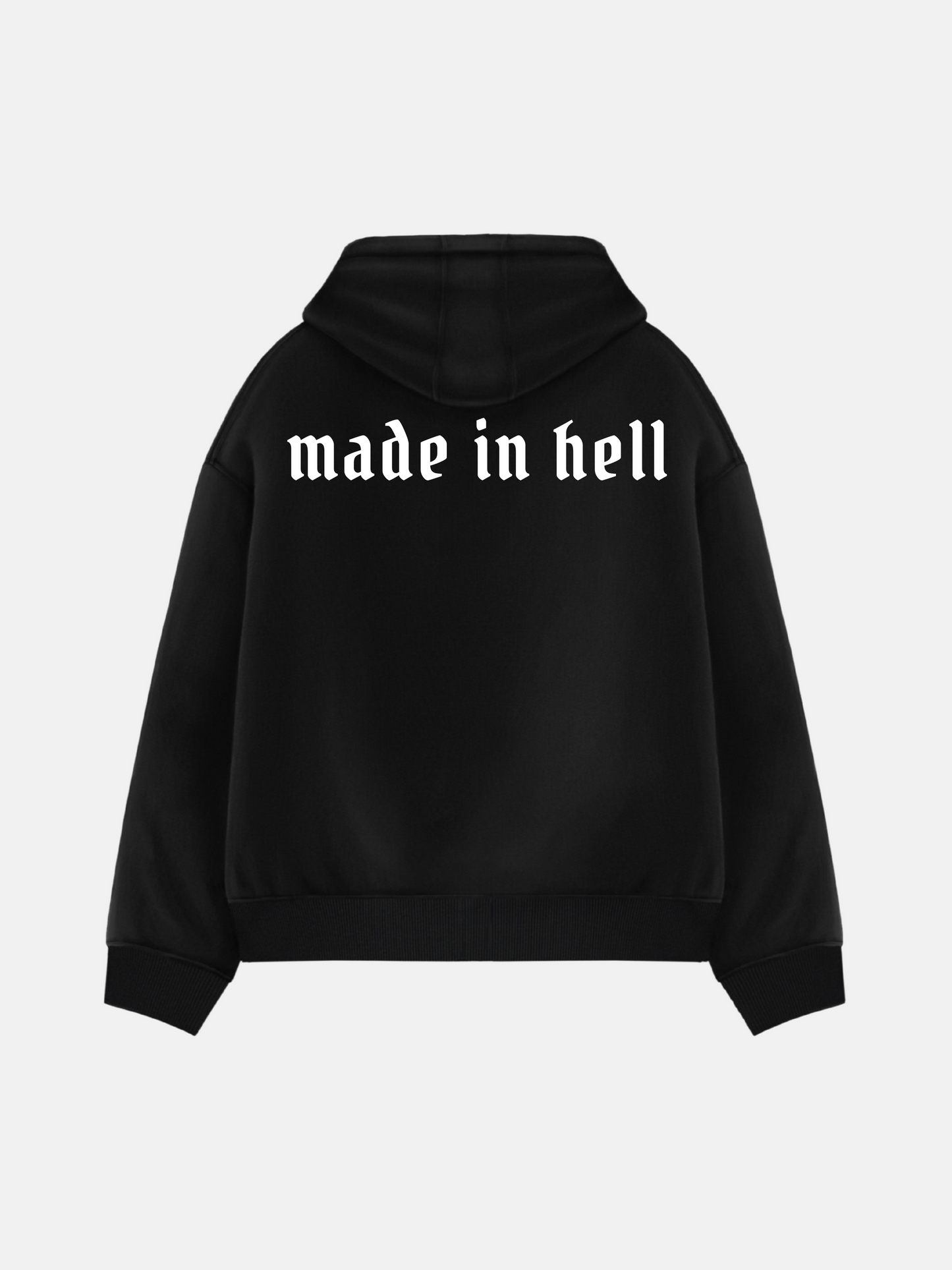 Made In Hell Drop Shoulder Graphic Hoodie