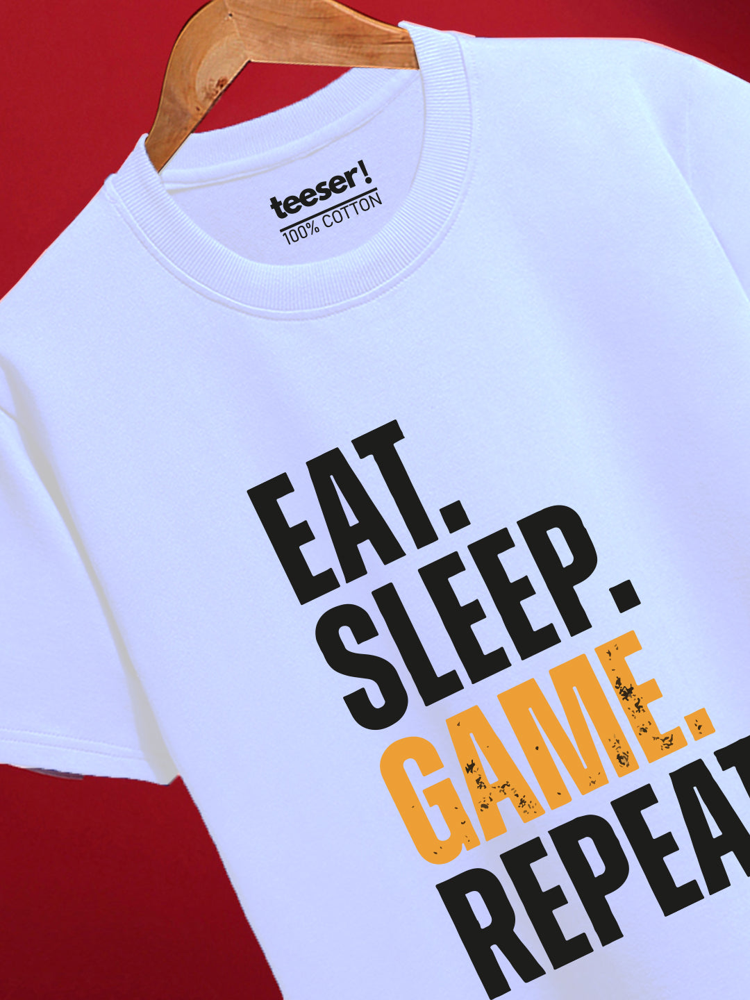 Eat Sleep Game Repeat Regular Fit T-Shirt
