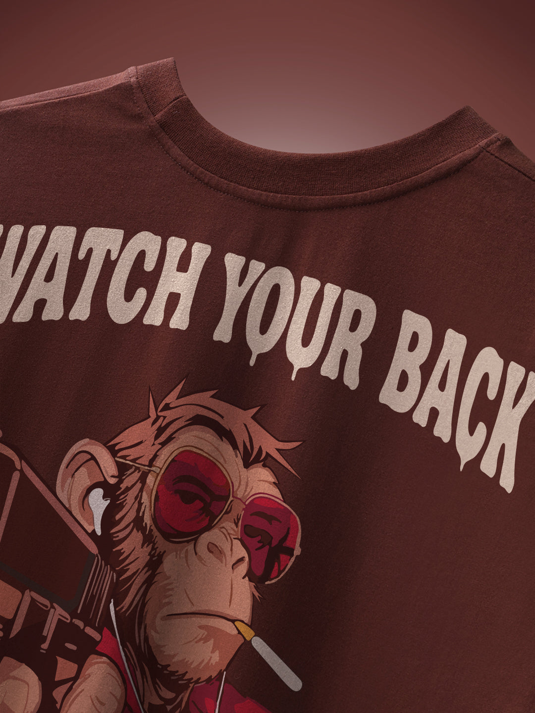 Watch Your Back Oversized Fit T-Shirt