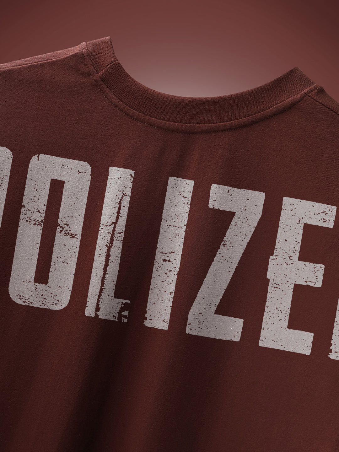 Polizei Oversized Fit T-Shirt