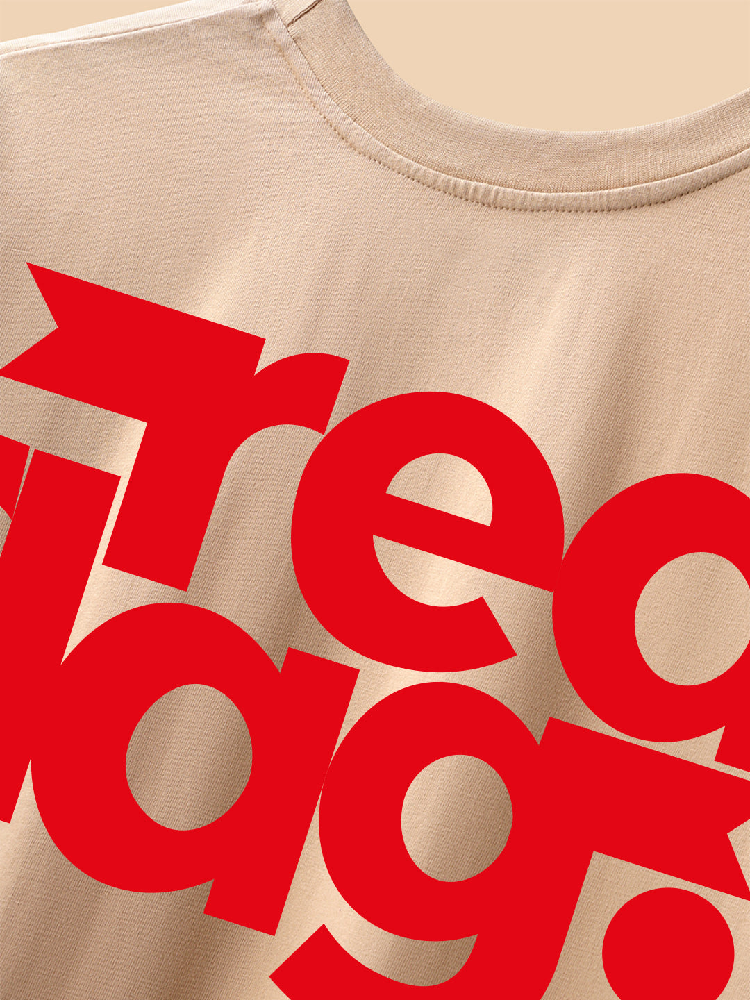 Red Flag Oversized Fit T-Shirt