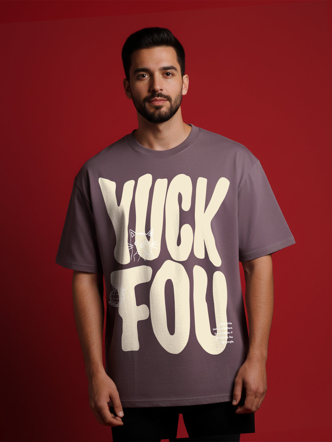 Yuck Fou Oversized Fit T-Shirt