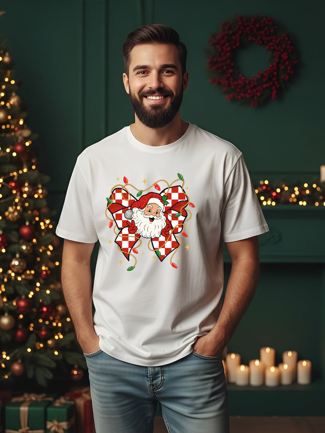 Santa Christmas Regular T-Shirt For Men