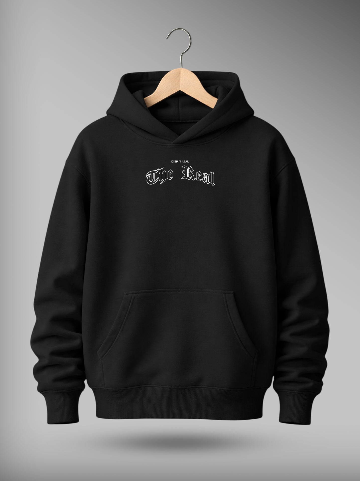 The Real Drop Shoulder Graphic Hoodie