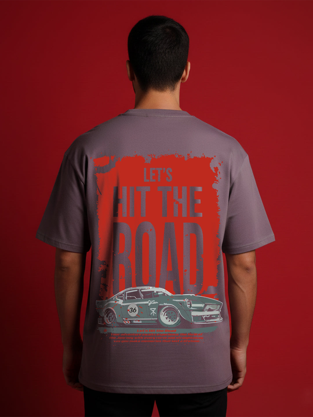 Let's Hit The Road Oversized Fit T-Shirt