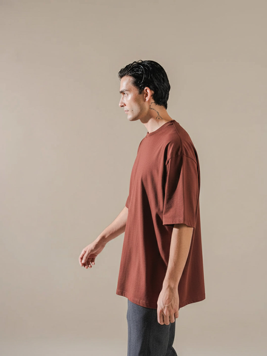 Classic Brown Oversize T-Shirt