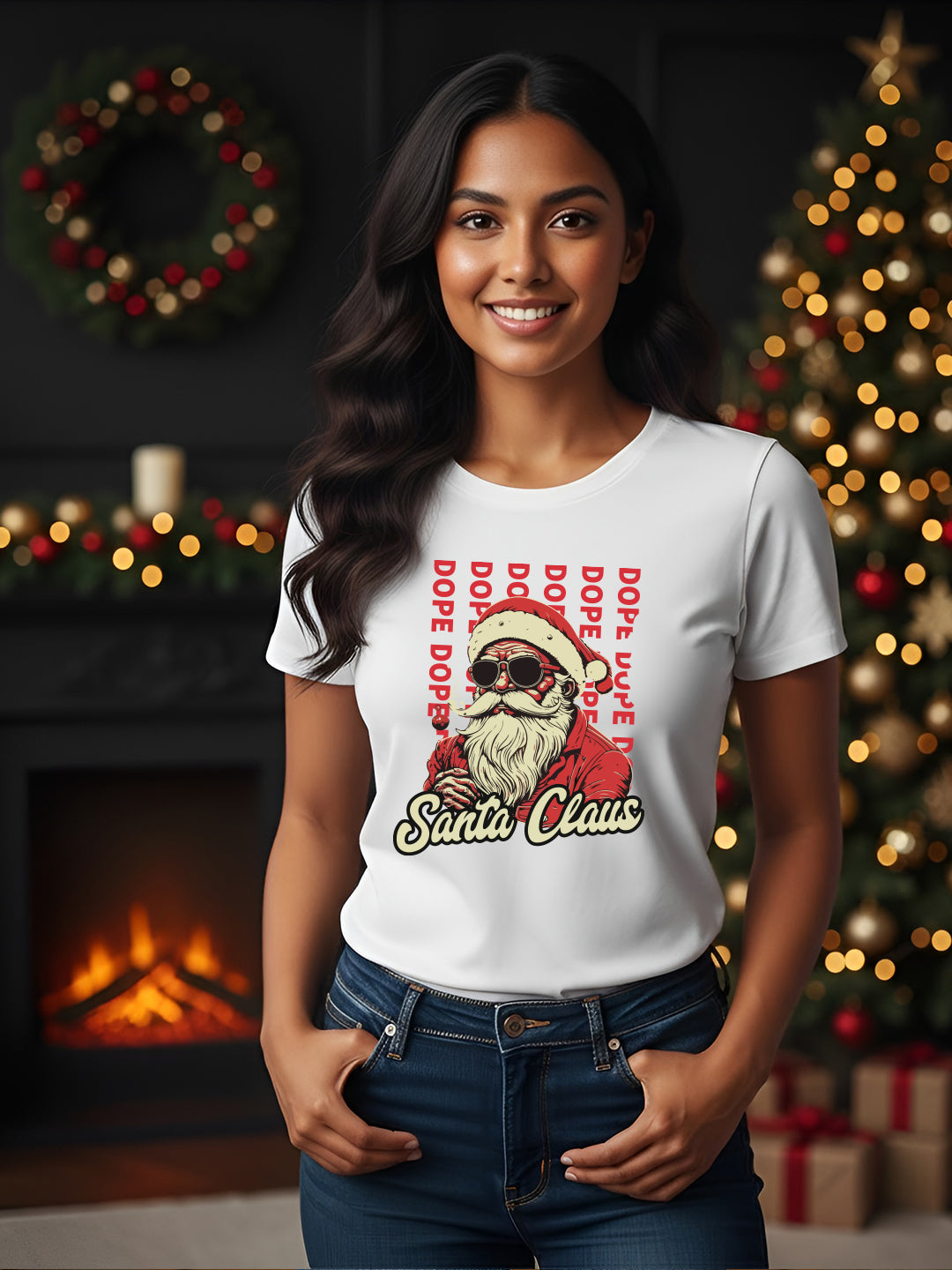 Santa Claus Regular T-Shirt For Women