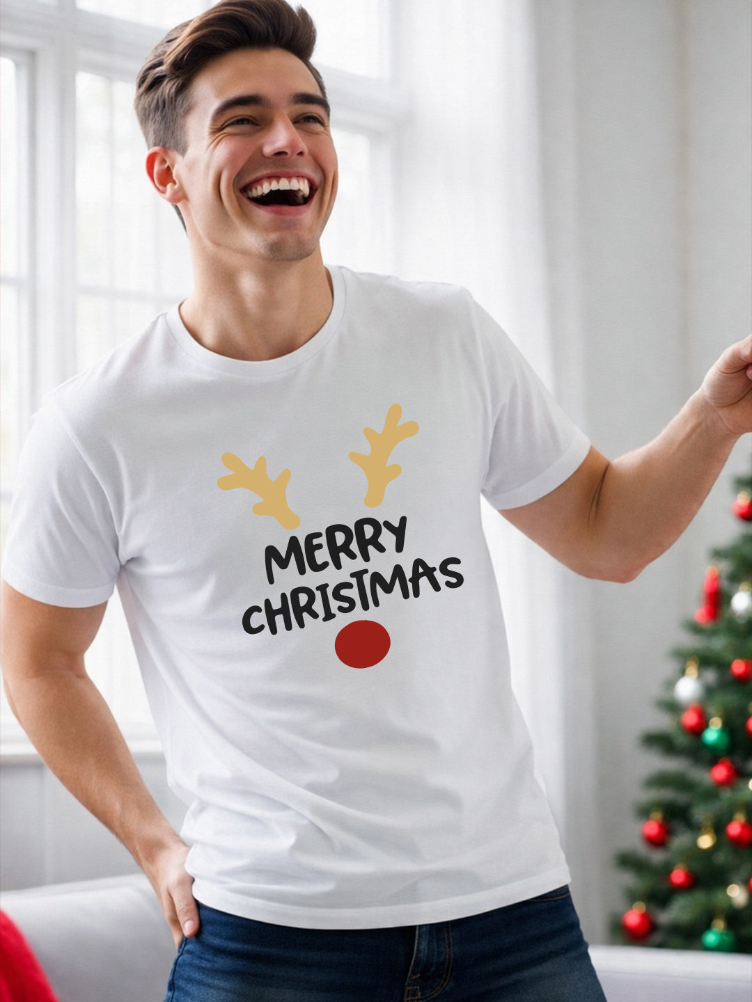 Men's Merry Christmas Regular T-Shirt