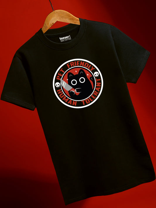 Pet Friendly Human Tolerant Regular Fit T-Shirt