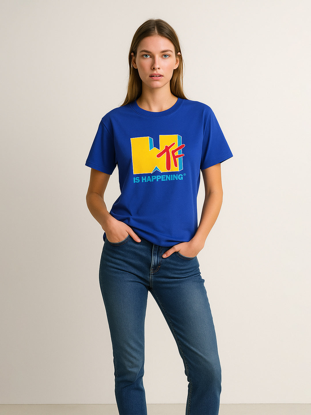 WTF Regular Fit T-Shirt For Women