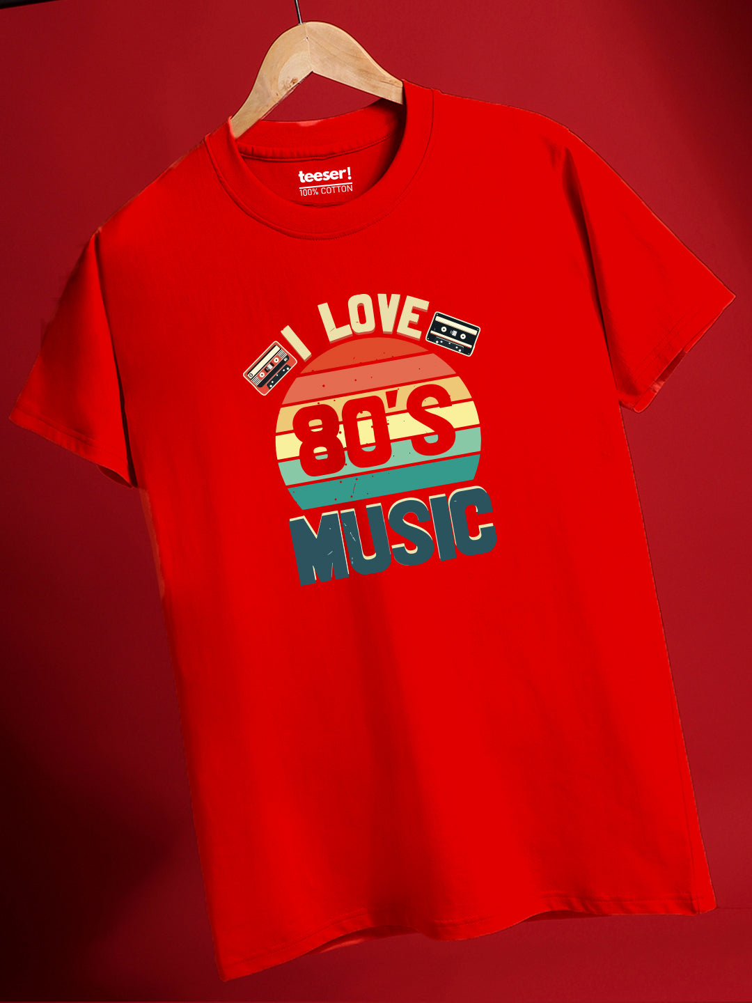 I Love 80's Music Regular Fit T-Shirt
