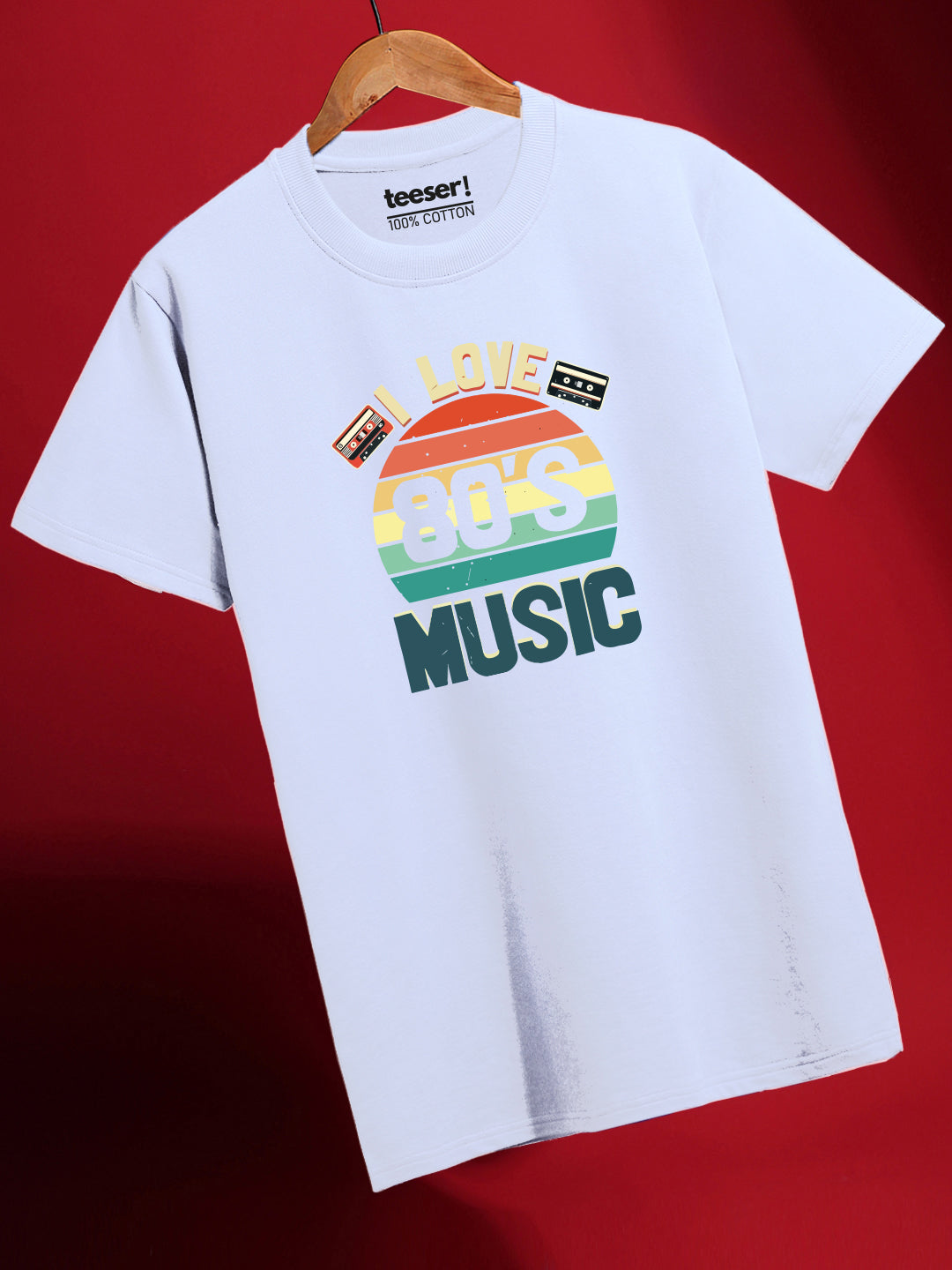 I Love 80's Music Regular Fit T-Shirt