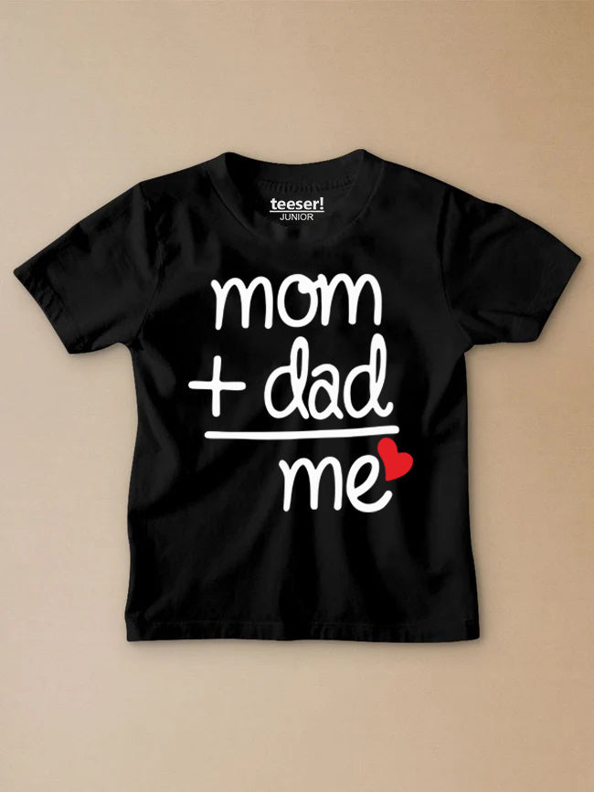 Mom Dad Me Kids T-Shirt