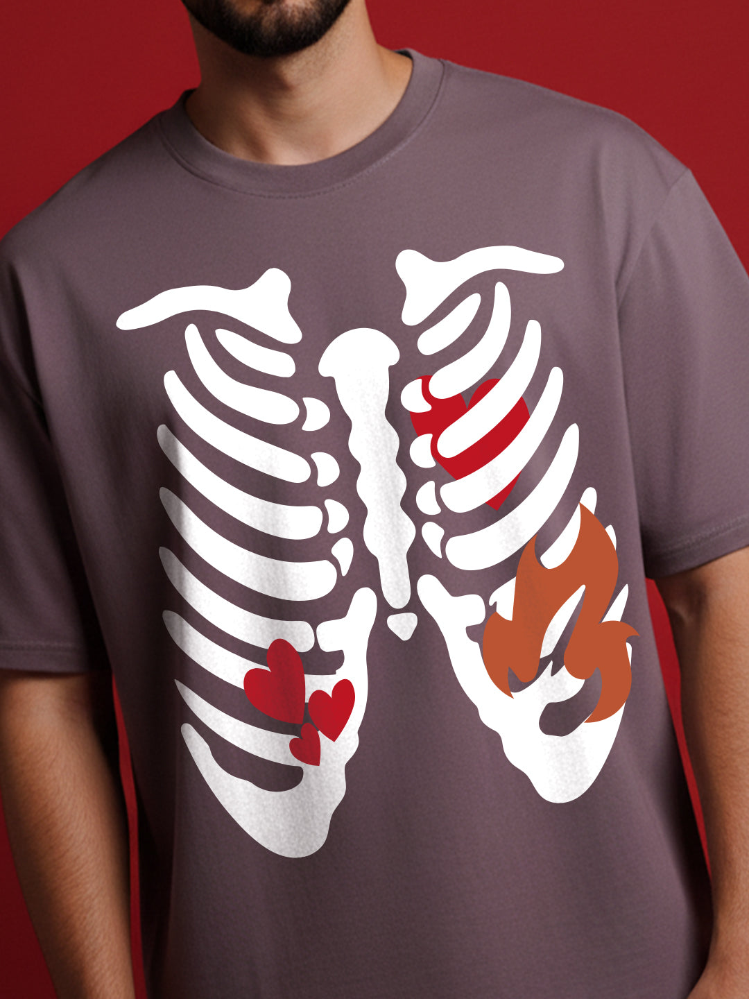 Skeleton Oversized Fit T-Shirt