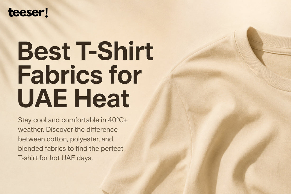 Best T-Shirt Fabrics for Men in Hot Weather UAE