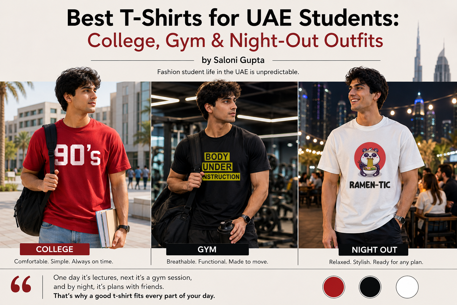 Best T-Shirts for UAE Students