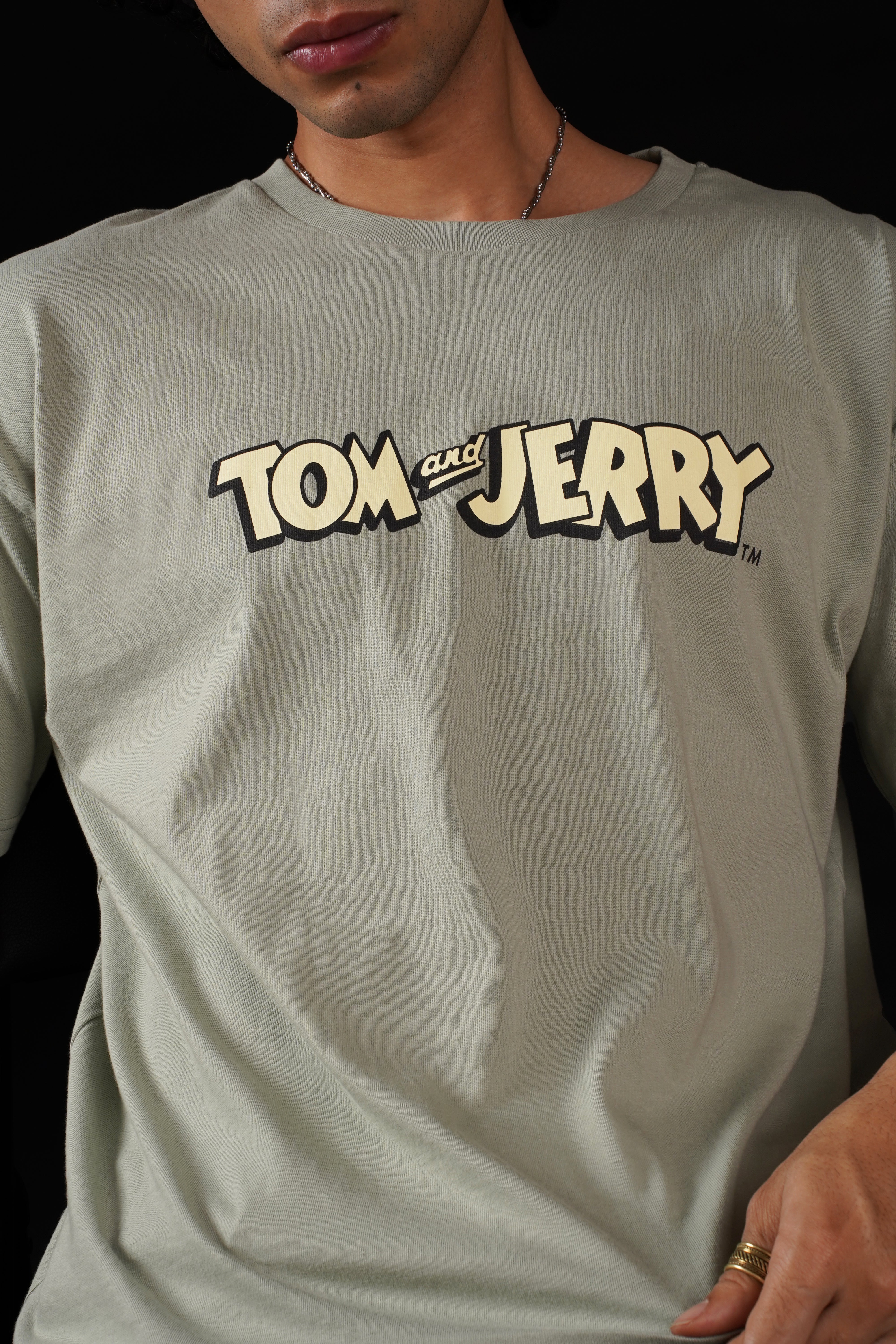 Tom and Jerry Oversized Fit T-Shirt