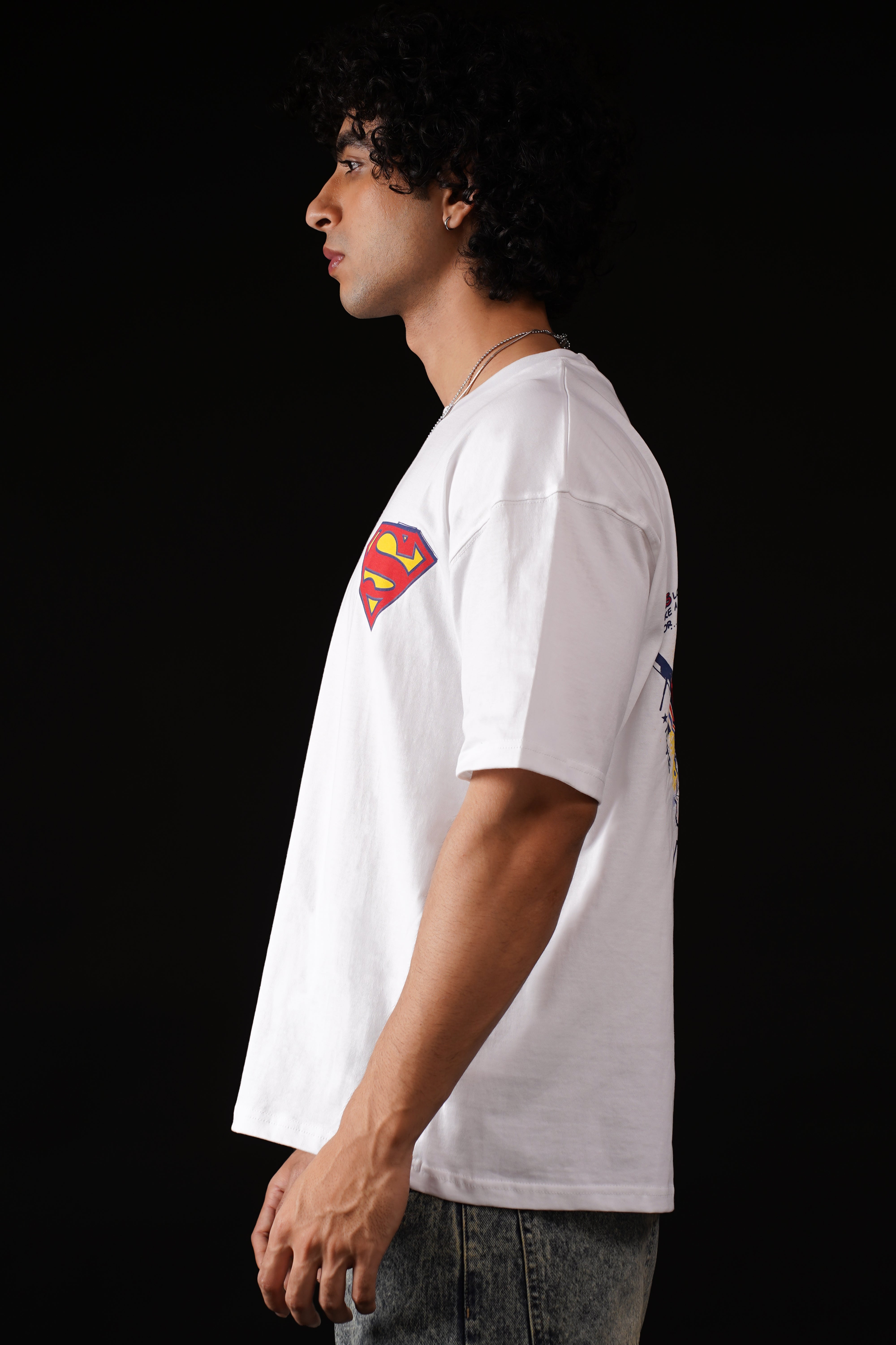 Superman Man of Steel Oversized Fit T-Shirt