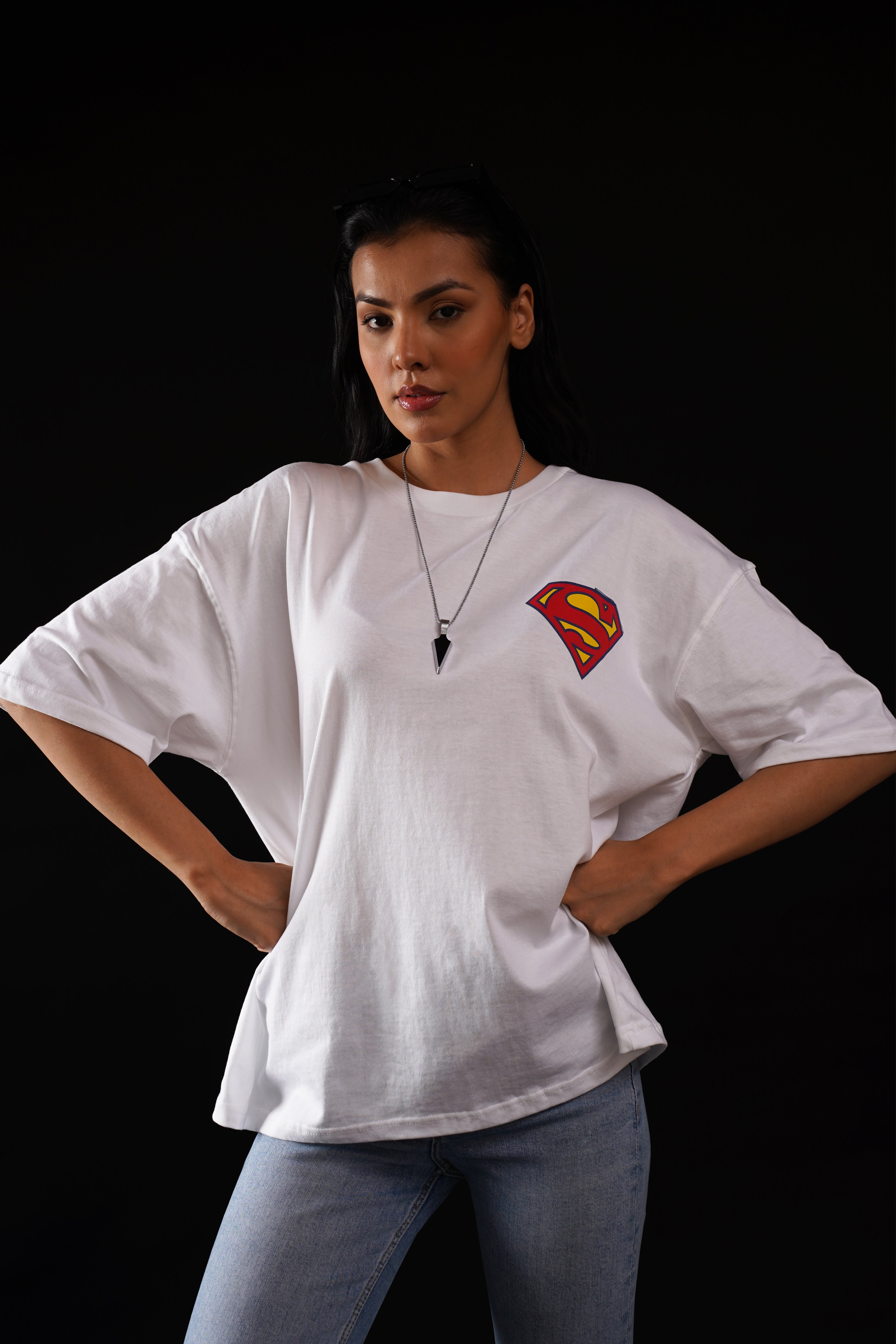 Superman Man of Steel Oversized Fit T-Shirt