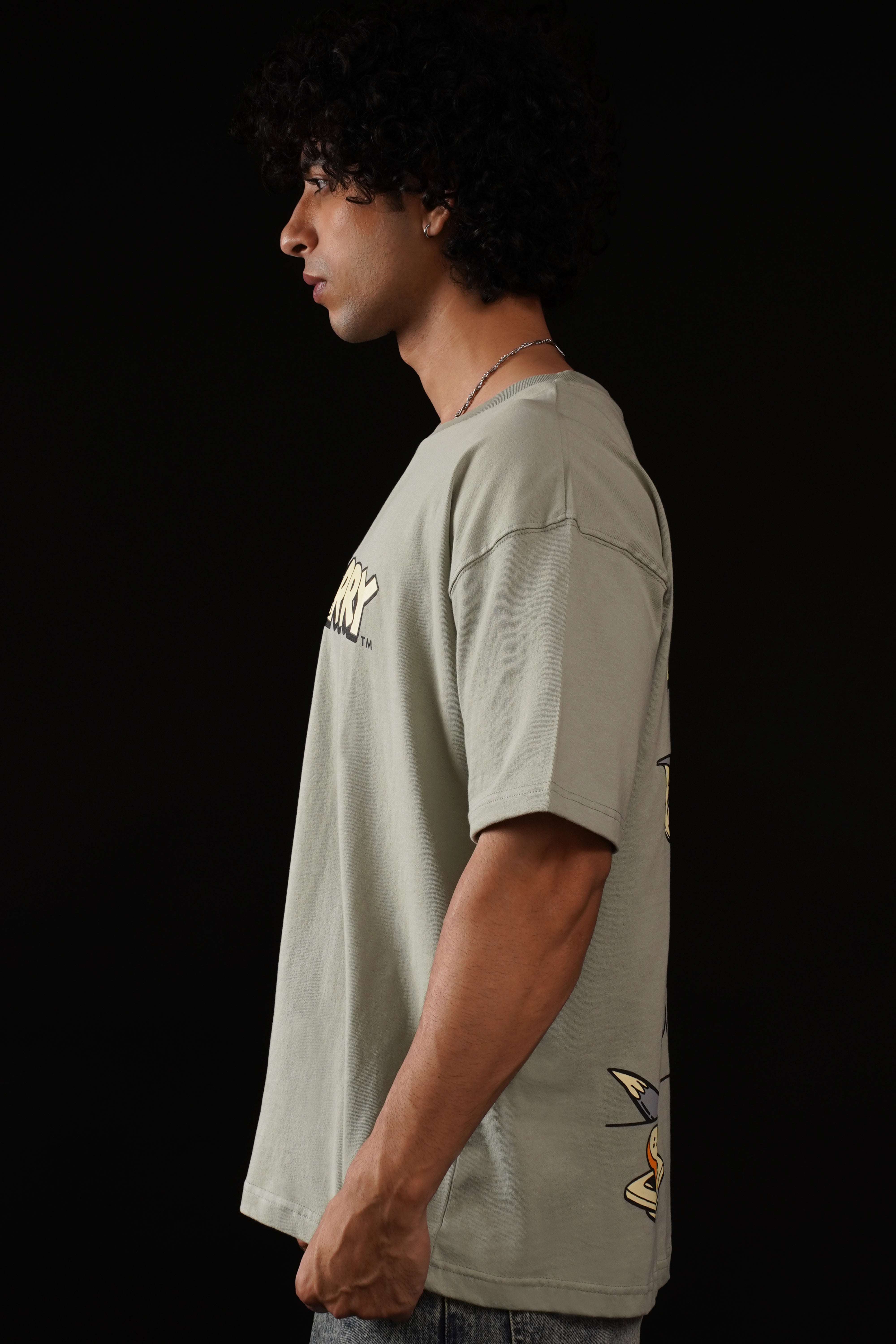 Tom and Jerry Oversized Fit T-Shirt