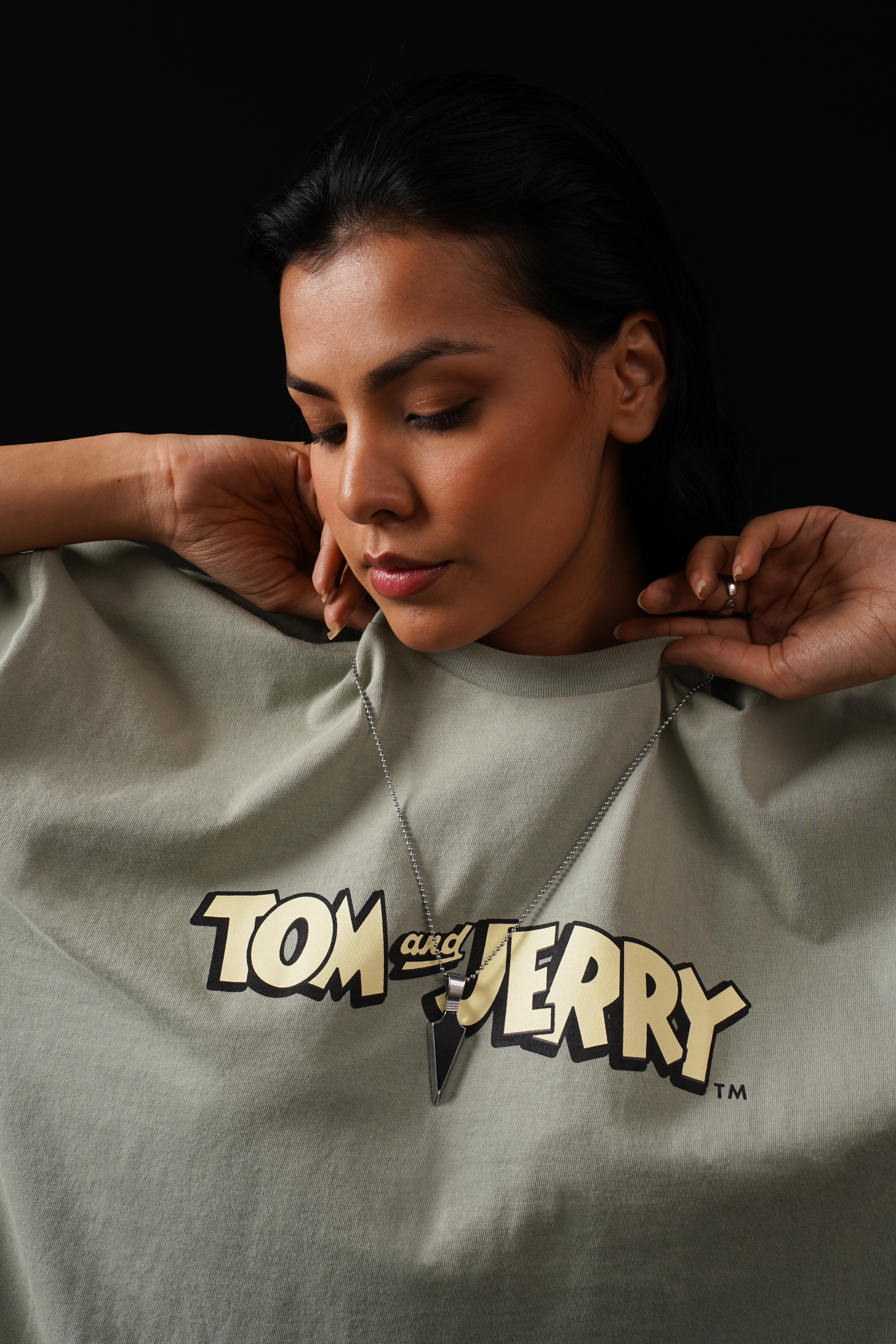 Tom and Jerry Oversized Fit T-Shirt