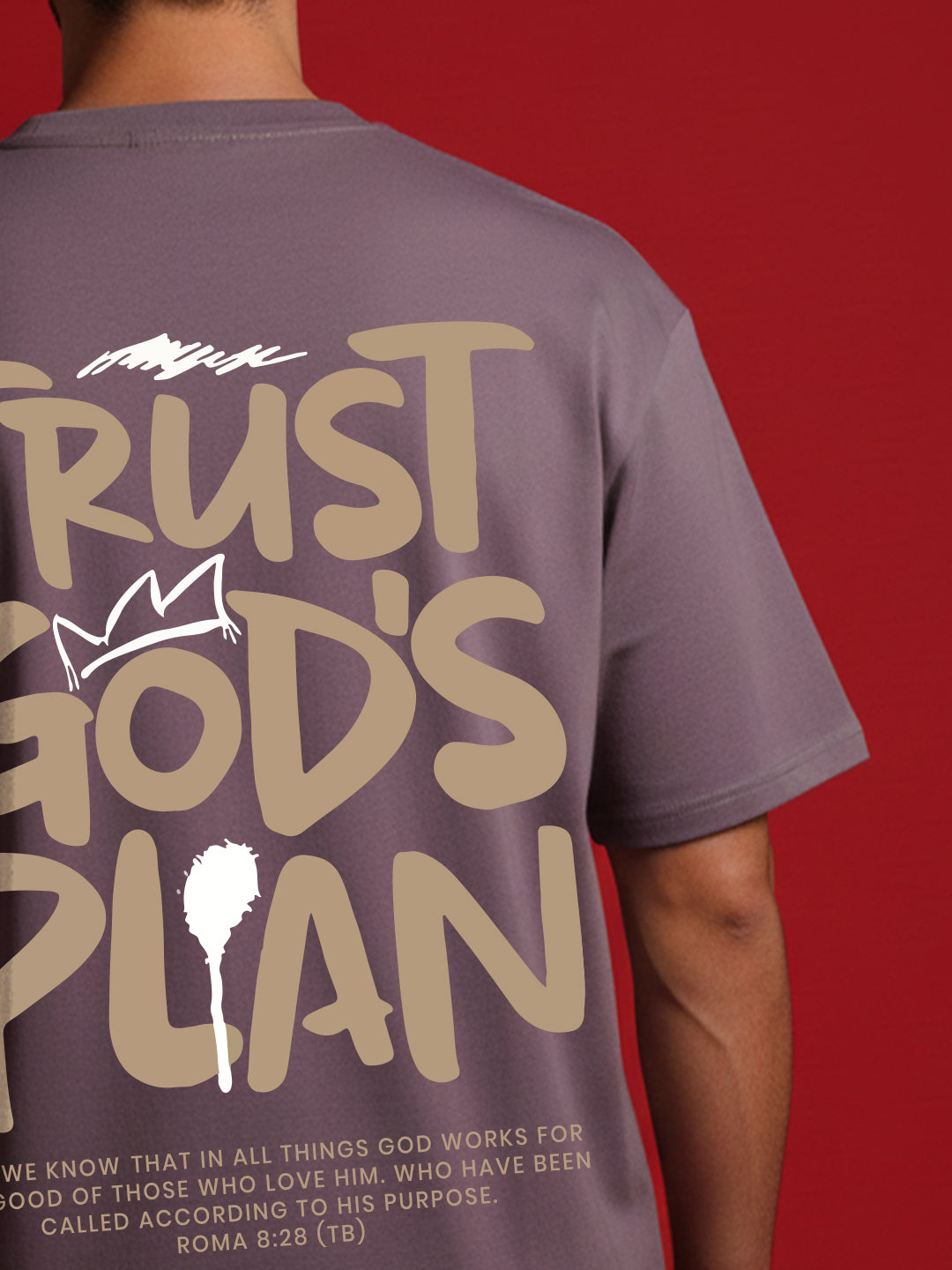 Trust God Plan Oversized Fit T-Shirt