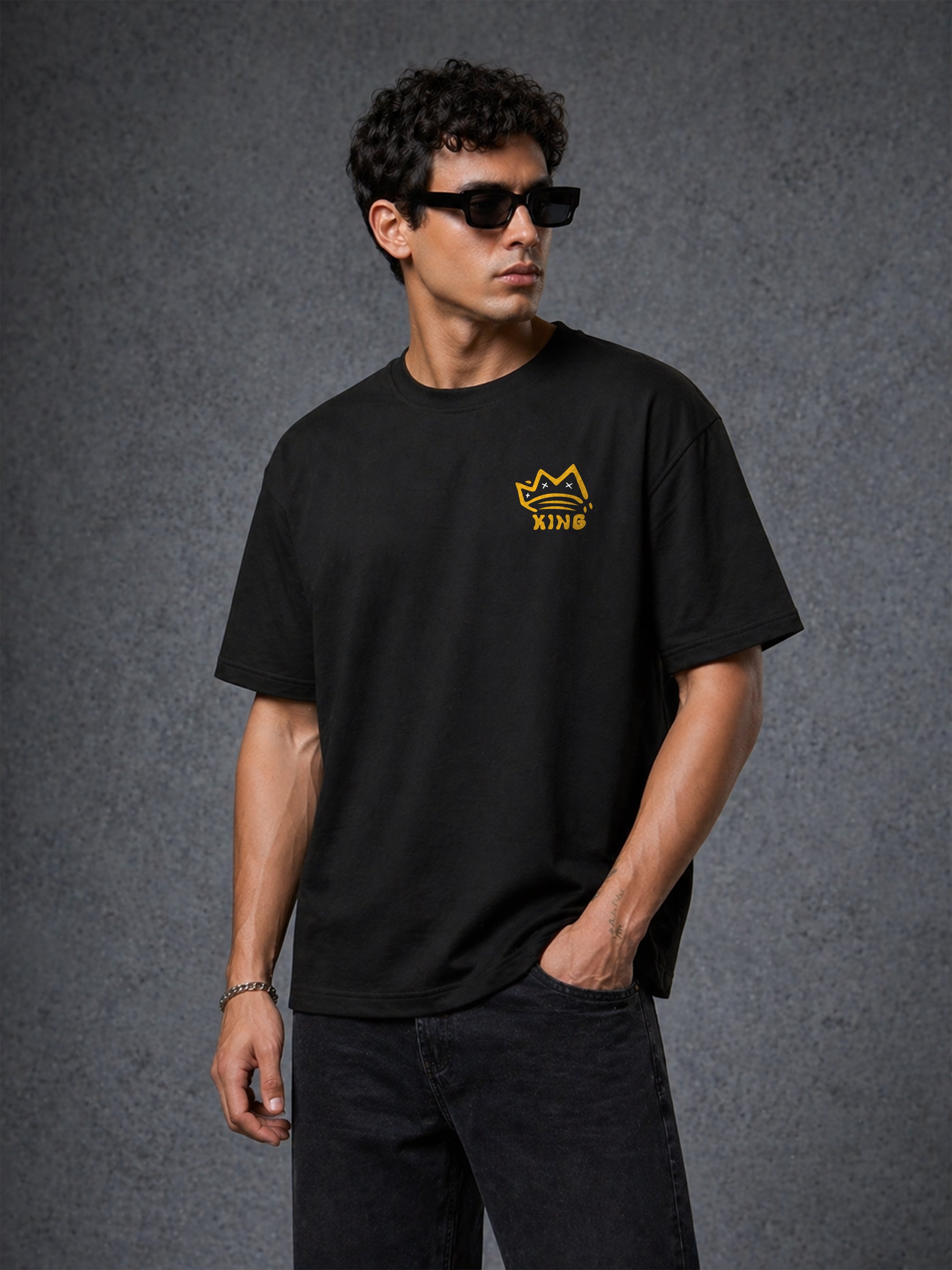 Make Money Not Friend Oversized Fit T-Shirt