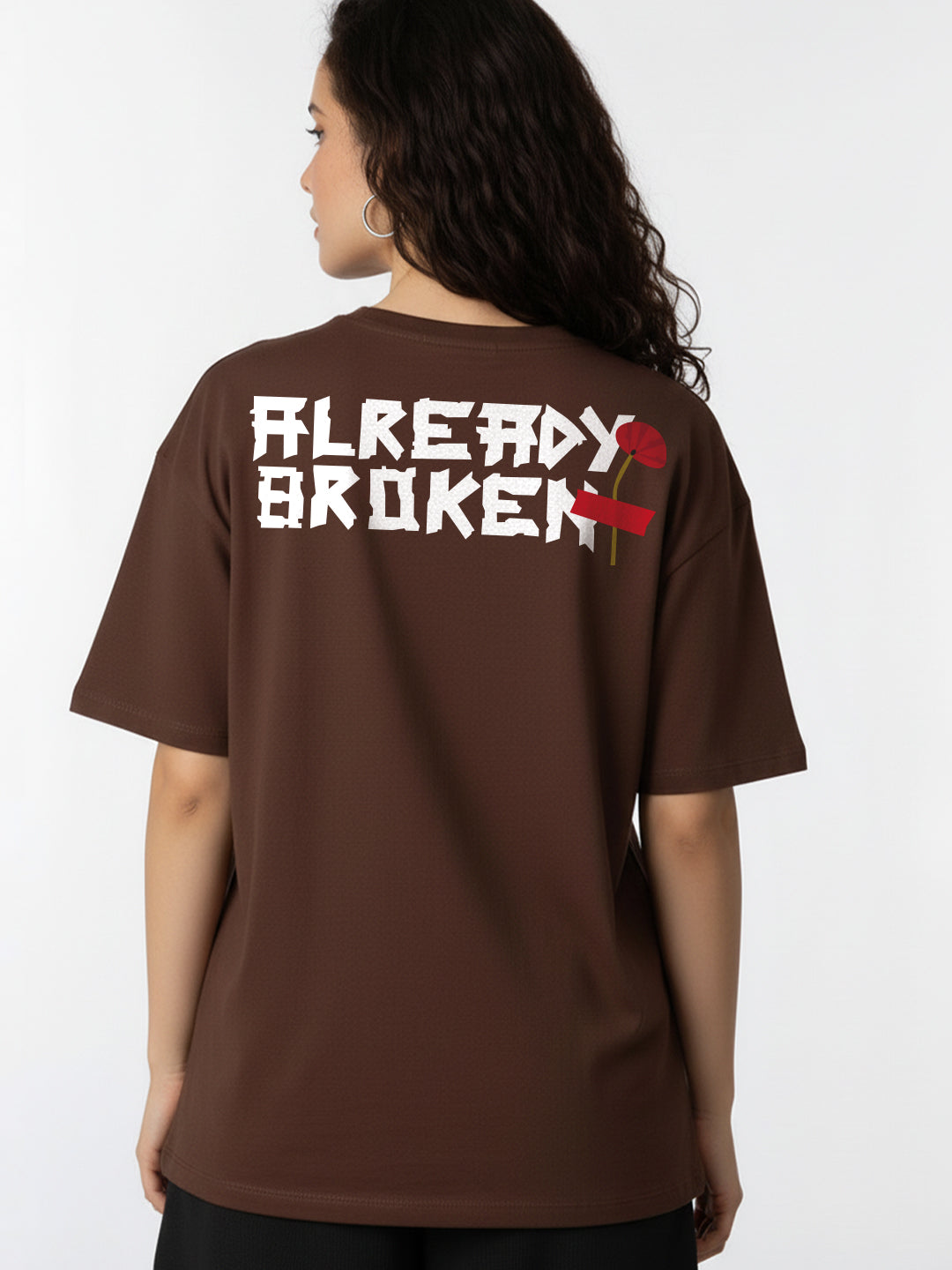 Already Broken Oversized Fit T-Shirt For Women