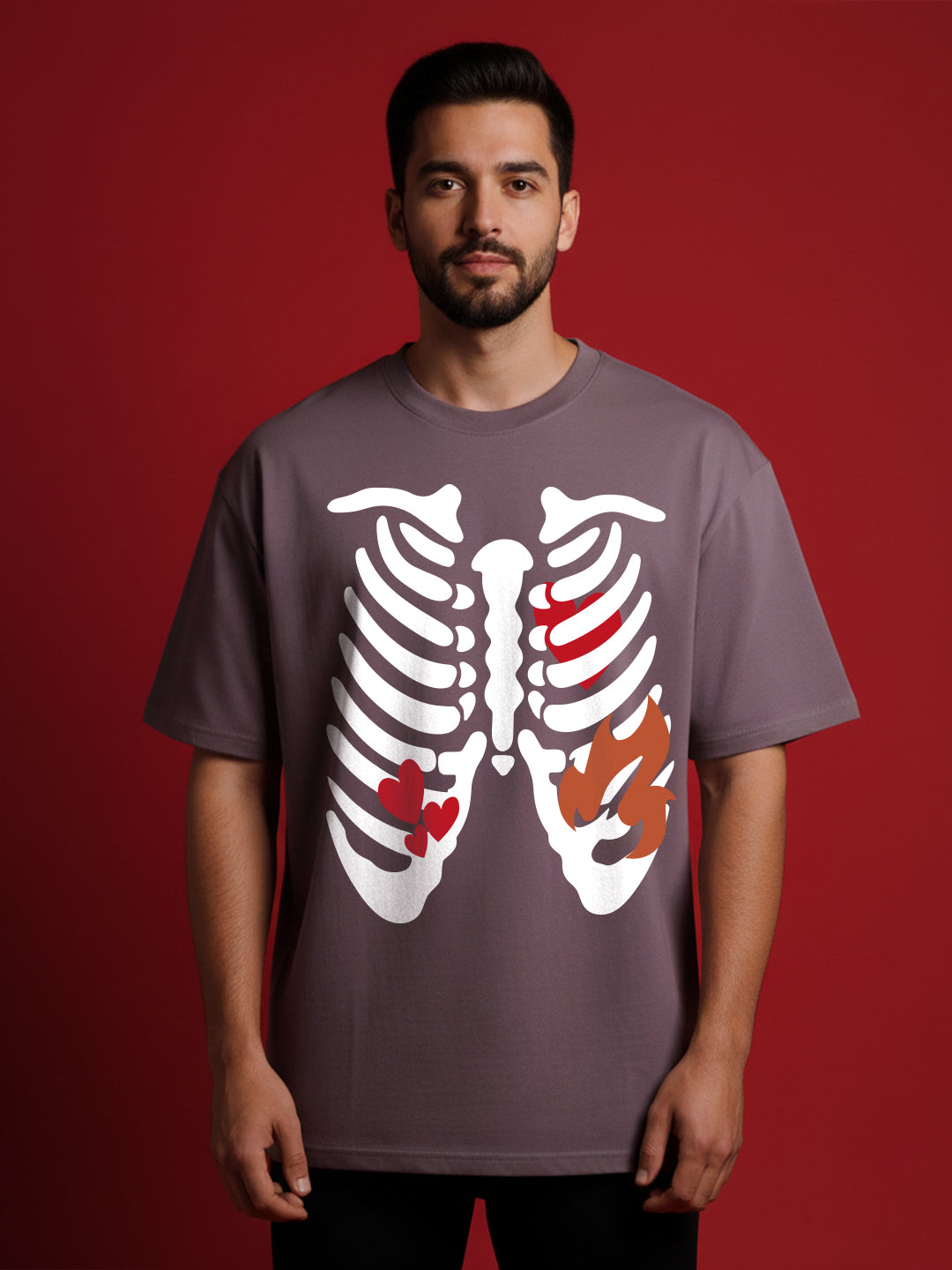 Skeleton Oversized Fit T-Shirt