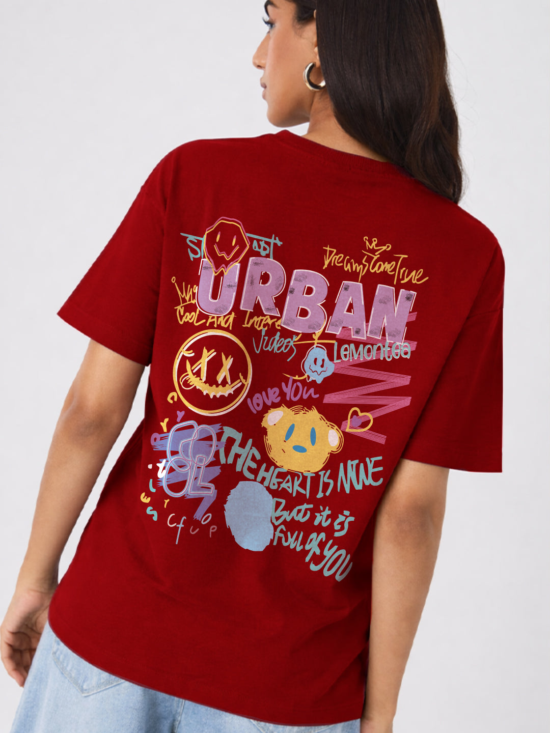 Urban Oversized Fit T-Shirt For Women