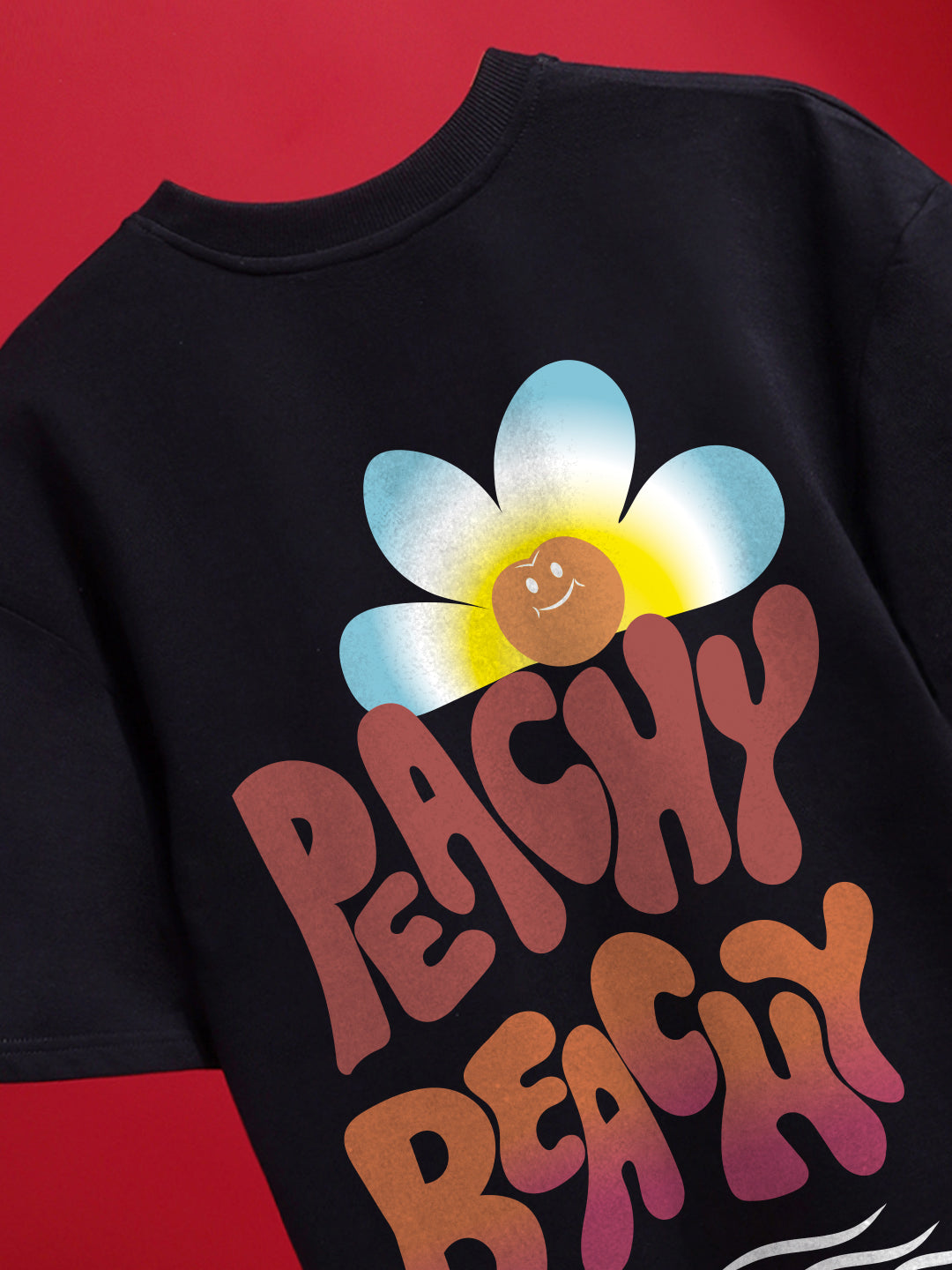 Peachy Beachy Oversized T-Shirt