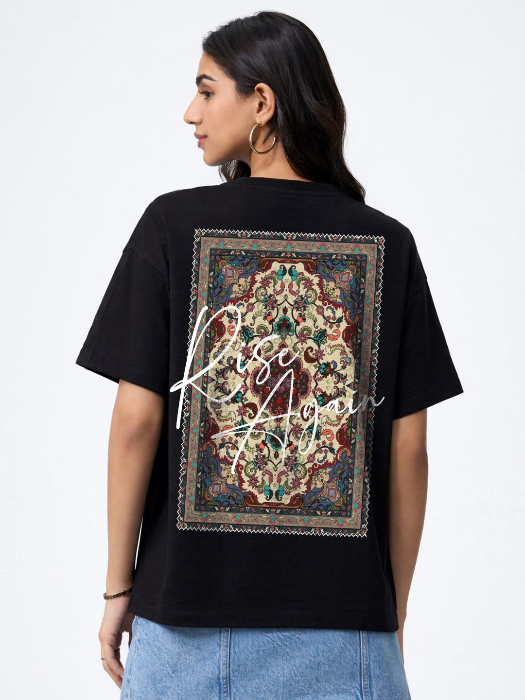Rise Again Oversized Fit T-Shirt For Women