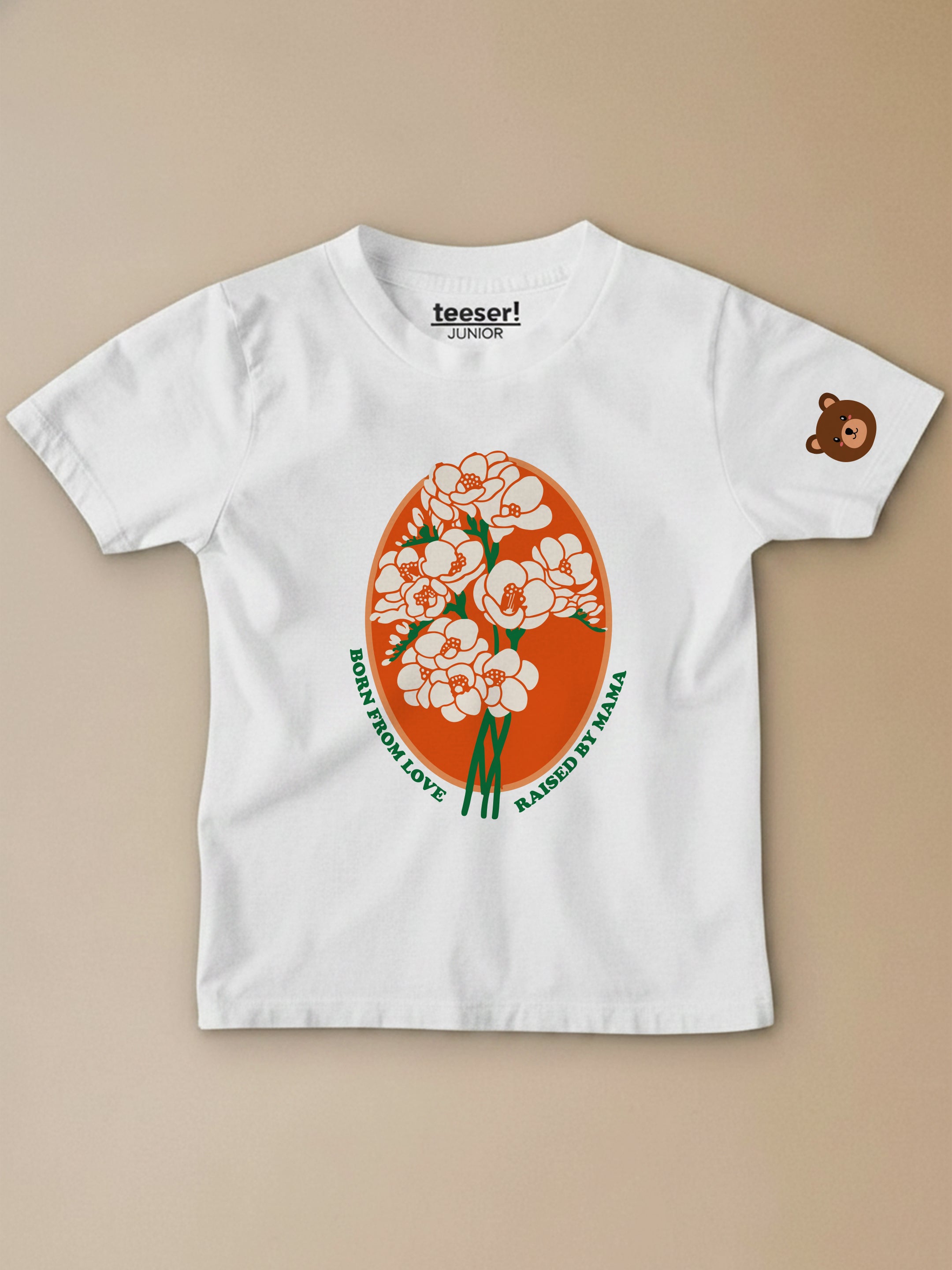Raised By Mama Kids T-Shirt