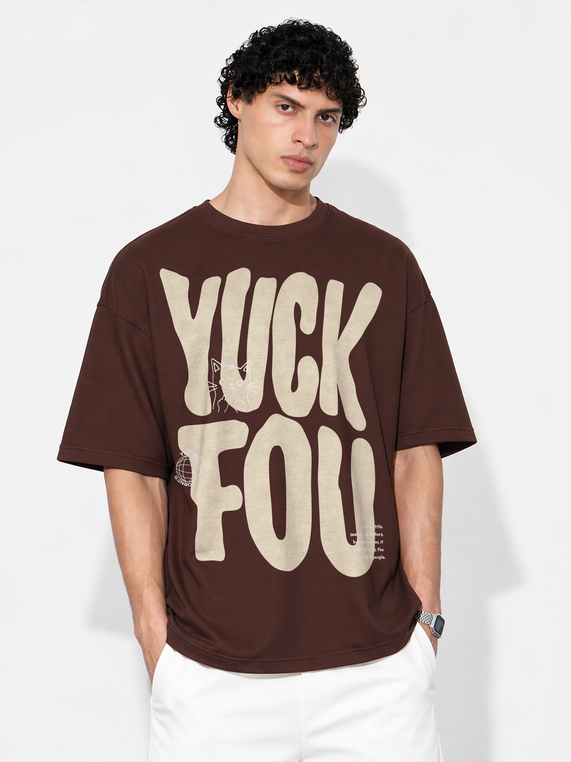 Yuck Fou Oversized Fit T-Shirt