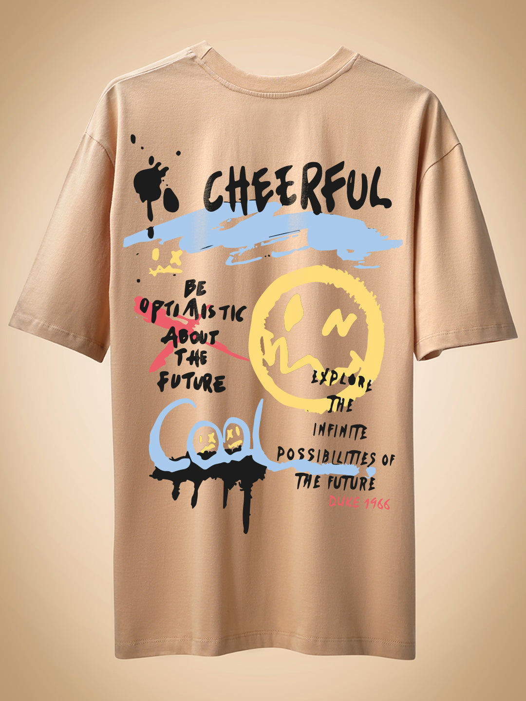 Cheer Full Oversized Fit T-Shirt