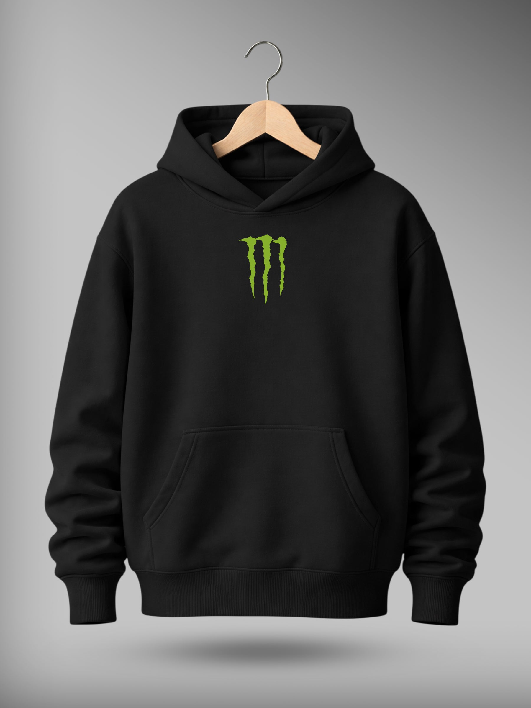 Monster Drop Shoulder Graphic Hoodie
