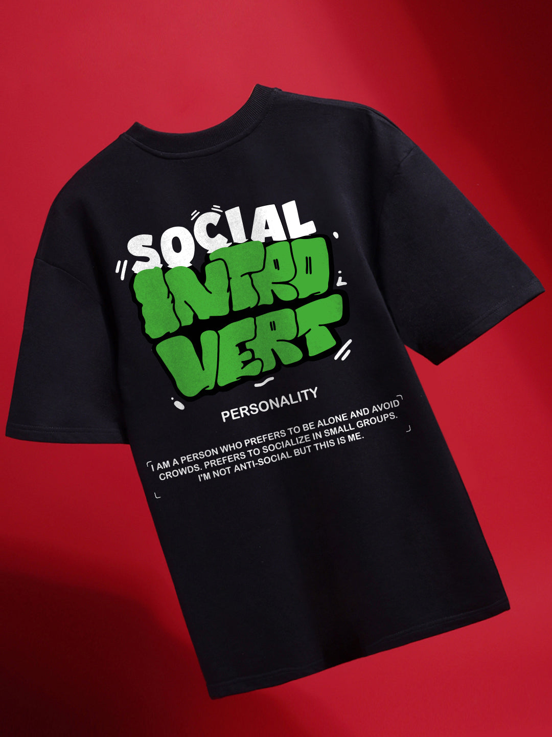 Introvert Oversized Fit T-Shirt