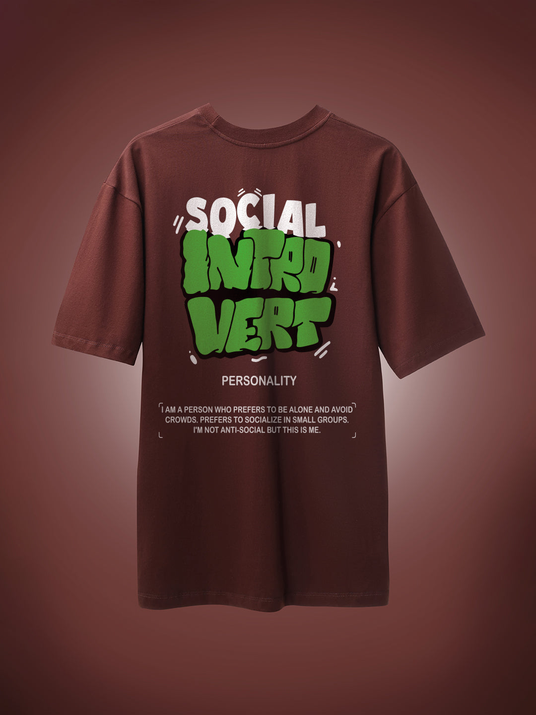 Introvert Oversized Fit T-Shirt