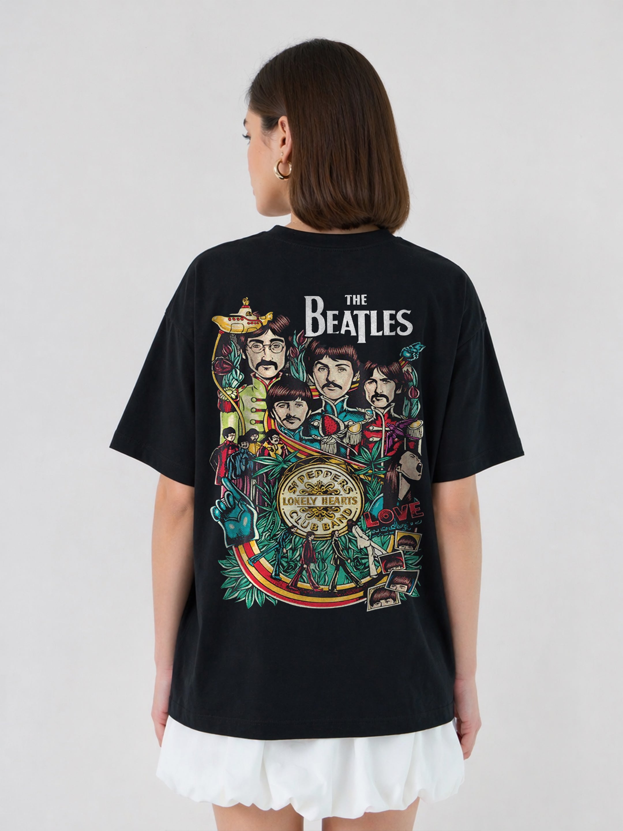 Lonely Hearts Oversized Fit T-Shirt For Women
