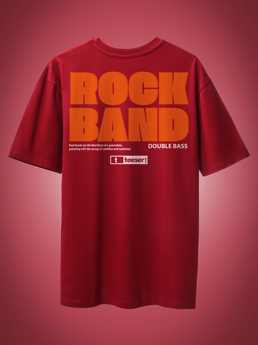 Rock Band Oversized Fit T-Shirt