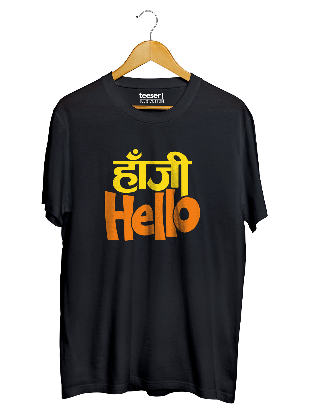 Han ji Hello Regular Fit T-Shirt